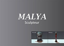 Plaquette sculptures Malya